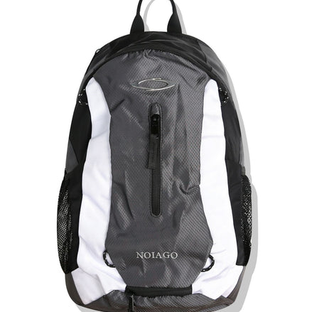 (MINJI同款) MULTI LOGO BACKPACK (GRAY)