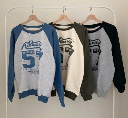 KR 57 NY SWEATSHIRT (3 COLORS)