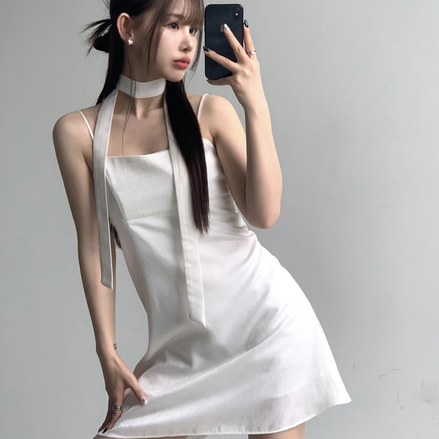 KR ROSE SCARF ONE PIECE 2 COLORS
