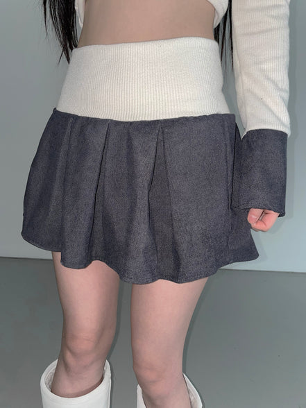 KR AMELIA SHIRT TOP (BLACK GREY)