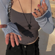 KR WAFFLE CARDIGAN CROP OUTTER (3 COLORS)