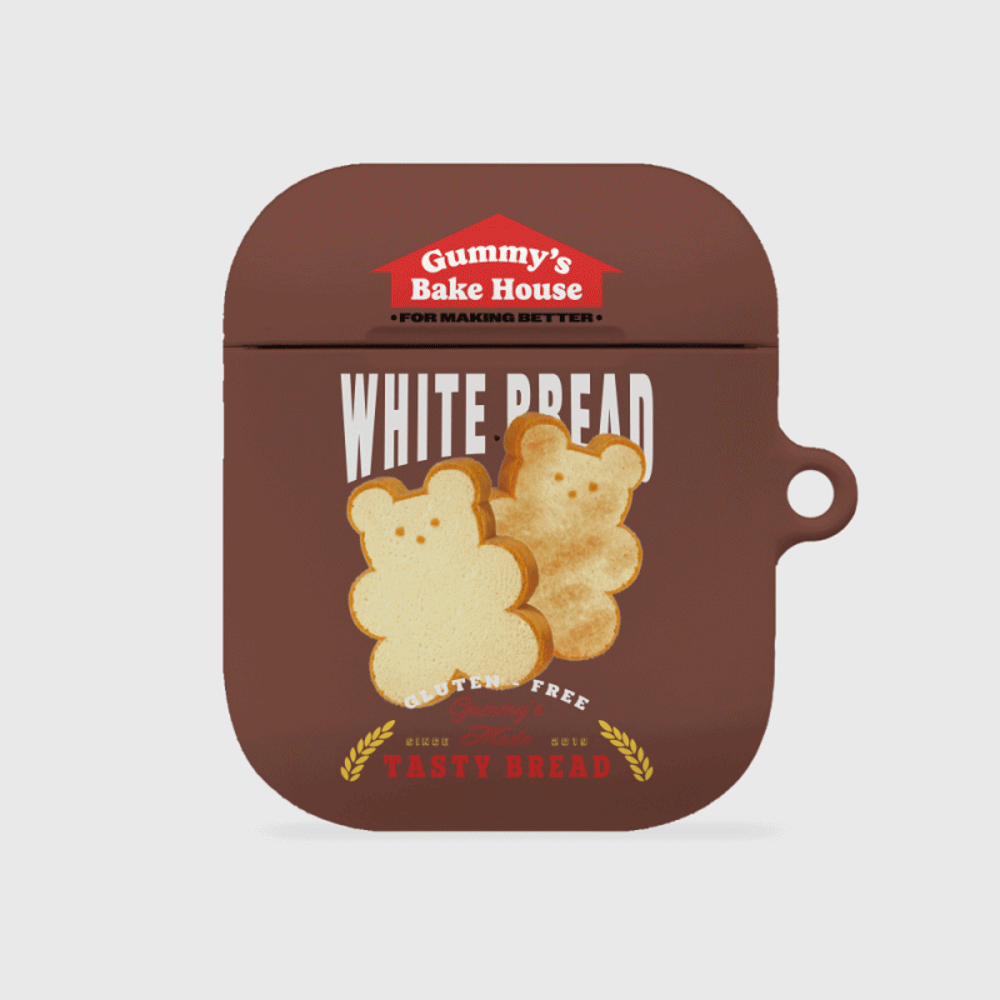 the nine mall - bread gummy AirPods/ AirPods pro hard case (2 COLORS)
