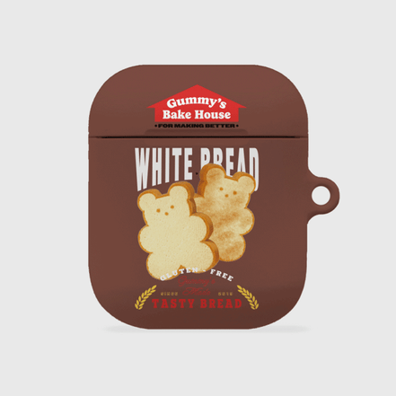 the nine mall - bread gummy AirPods/ AirPods pro hard case (2 COLORS)