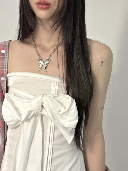 OFUSE - butterfly necklace(bold)