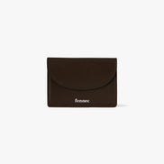 CRINKLE HALFMOON MINI WALLET (ESPRESSO)