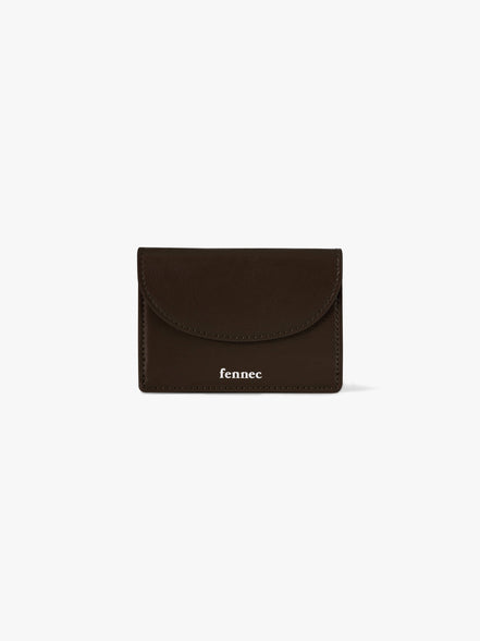 CRINKLE HALFMOON MINI WALLET (ESPRESSO)