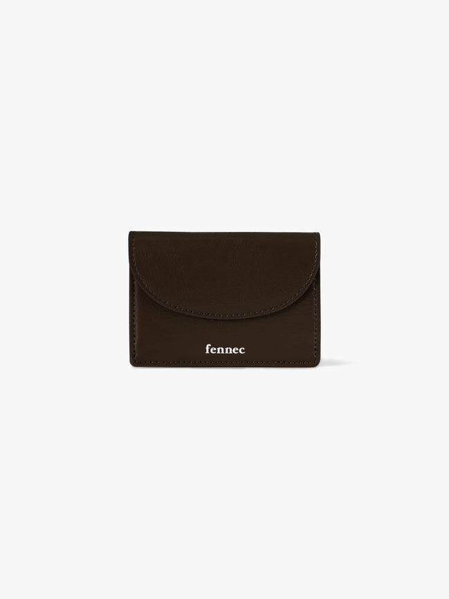 CRINKLE HALFMOON MINI WALLET (ESPRESSO)
