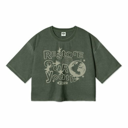VENHIT - RESTORE CROP TEE 3 COLORS