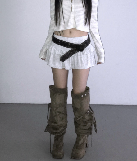 KR LOVABLE MINI SKIRT (4 COLORS)