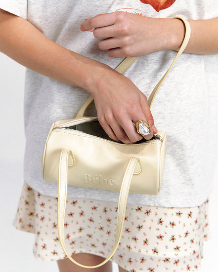 (現貨) noirnine - Bébé Soft Mini Bag [BUTTER YELLOW]