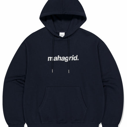 mahagrid - BASIC LOGO HOODIE (NAVY)