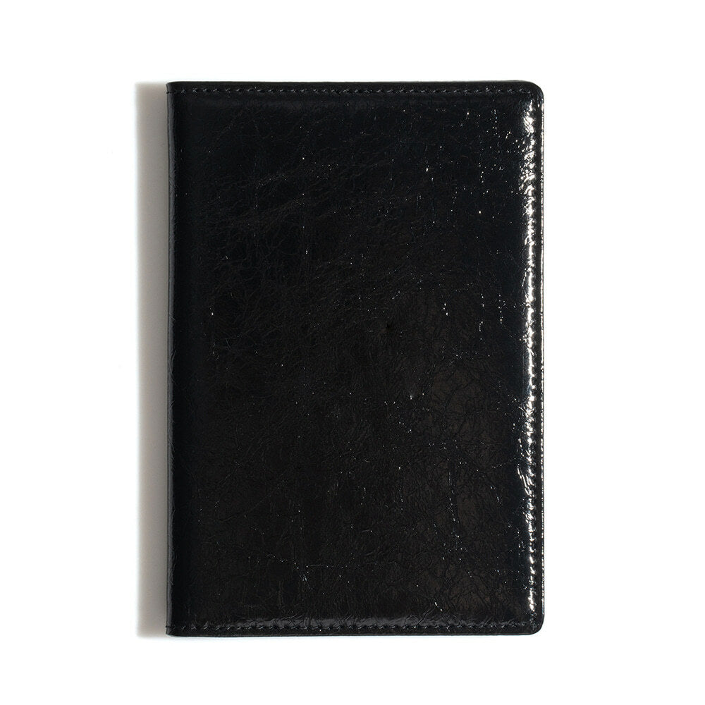 CRINKLE PASSPORT CASE (BLACK)