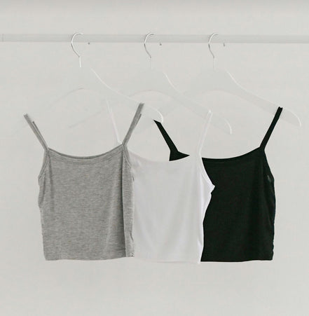 KR CROP 吊帶背心｜3 COLORS