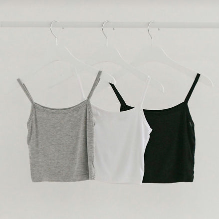 KR CROP 吊帶背心｜3 COLORS