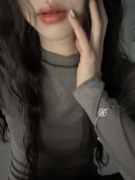 OFUSE - pearl drop bracelet(rose)