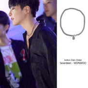 [WONWOO同款] OFUSE - button chain choker