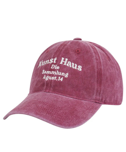 Dumaro - Kunst Haus Cotton Ball Cap (Stone Burgandy)