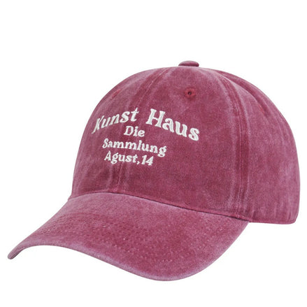 Dumaro - Kunst Haus Cotton Ball Cap (Stone Burgandy)