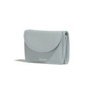 CRINKLE HALFMOON MINI WALLET (MID GREY)