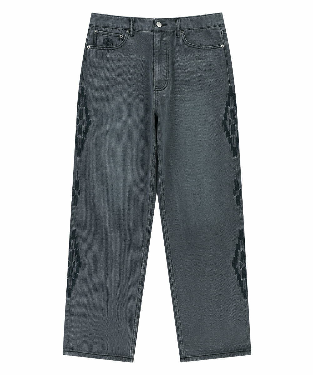 mahagrid - ORTEGA DENIM PANT (GREY)