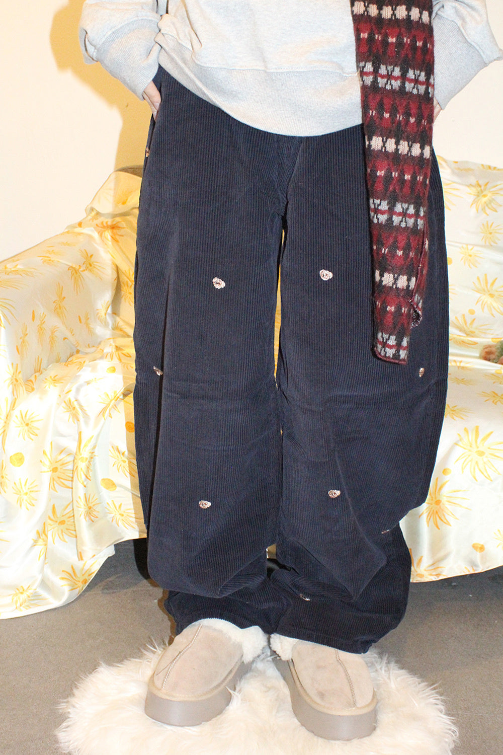 現貨 KR DIAMONDS PANTS (NAVY)