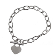 OFUSE - heart lock bracelet