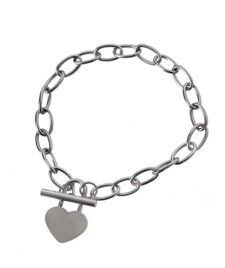 OFUSE - heart lock bracelet