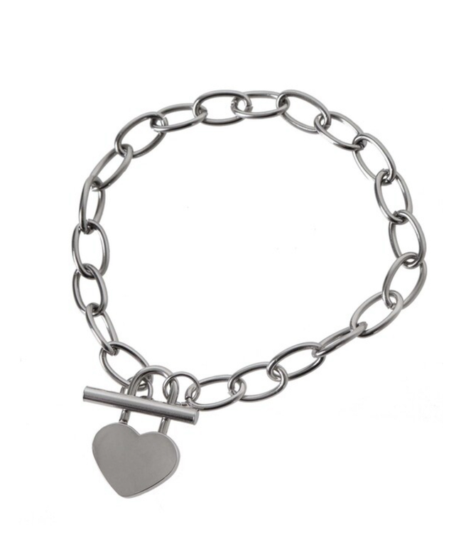 OFUSE - heart lock bracelet