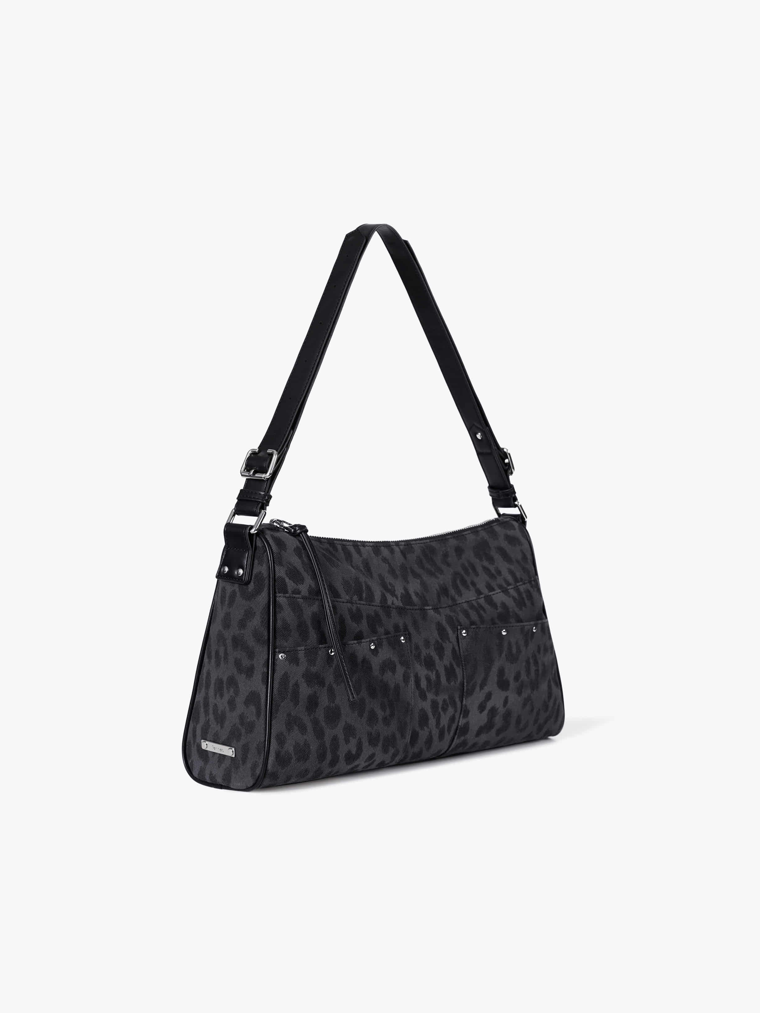 BASH BAG (LEOPARD BLACK)