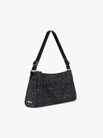 BASH BAG (LEOPARD BLACK)