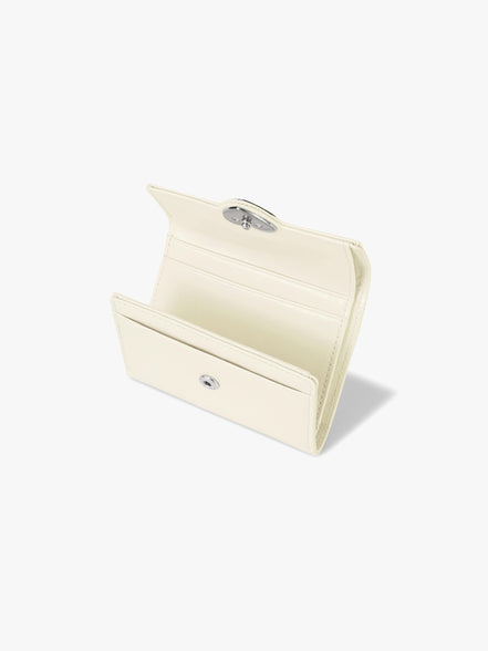 HEARTY FLAP WALLET (VANILLA)