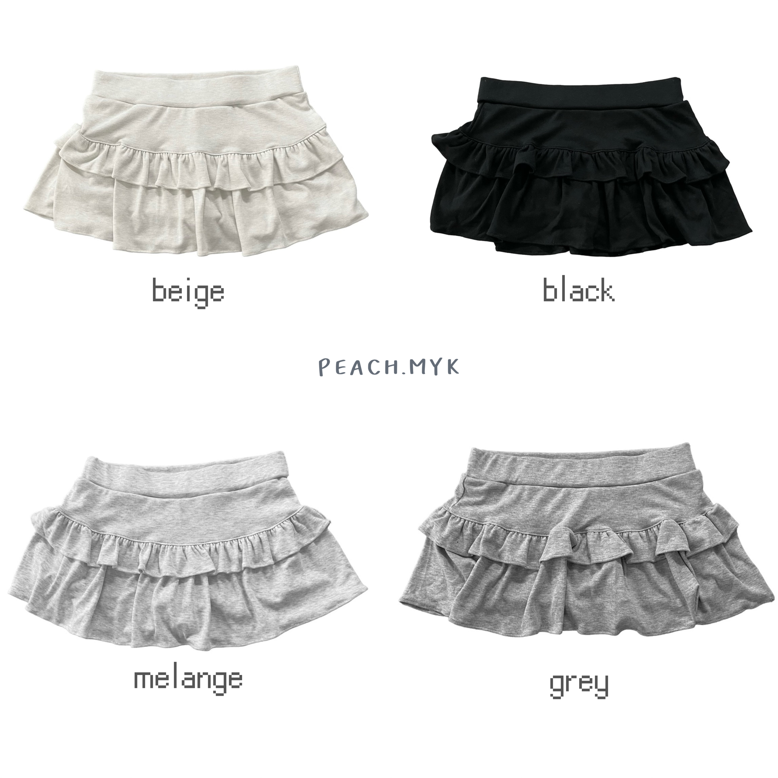 KR LOVABLE MINI SKIRT (4 COLORS)