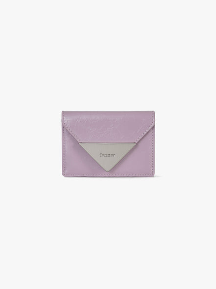 CRINKLE HALFMOON MINI WALLET (MAUVE)