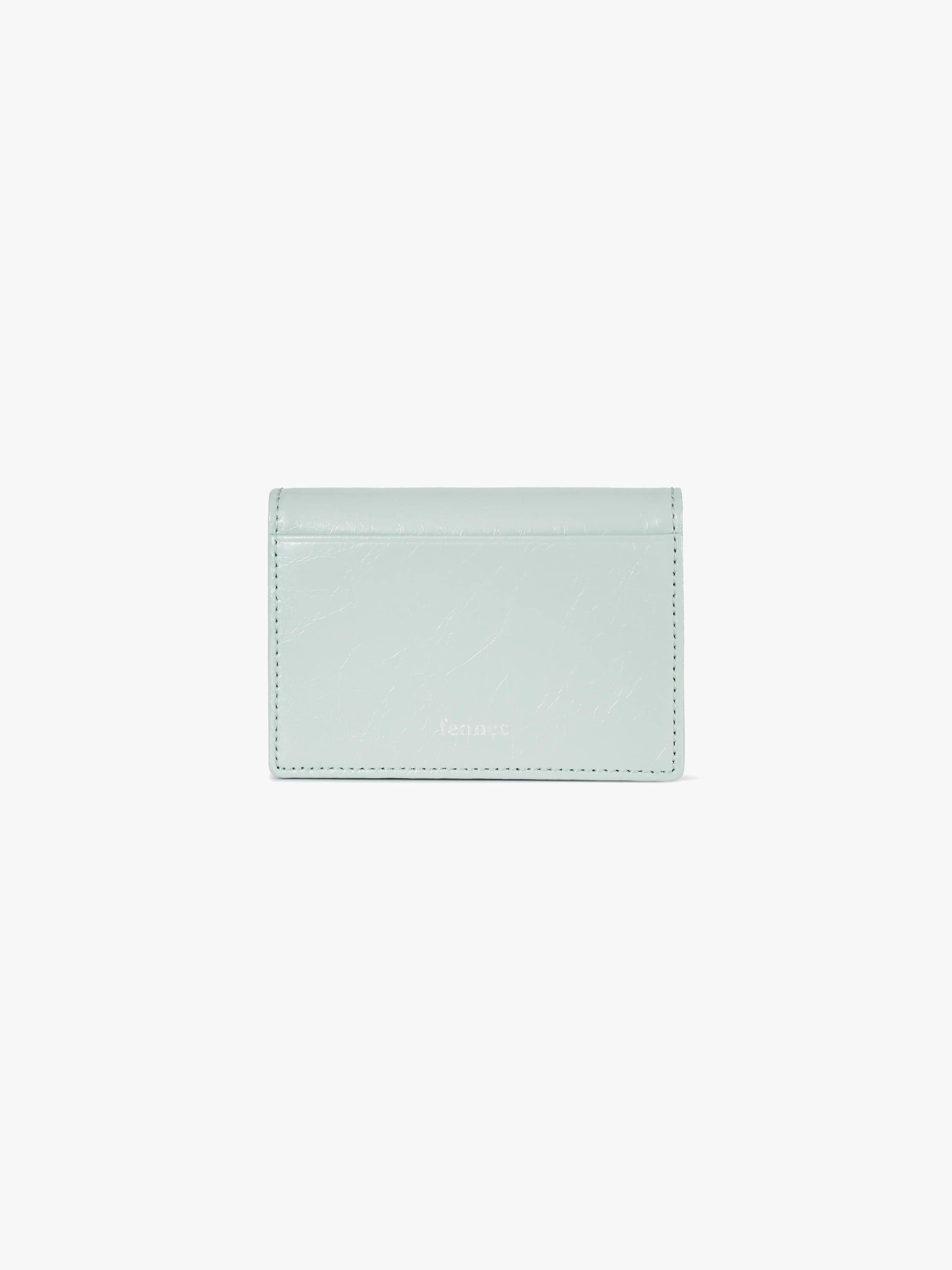CRINKLE TRIANGLE ACCORDION POCKET D (PALE MINT)