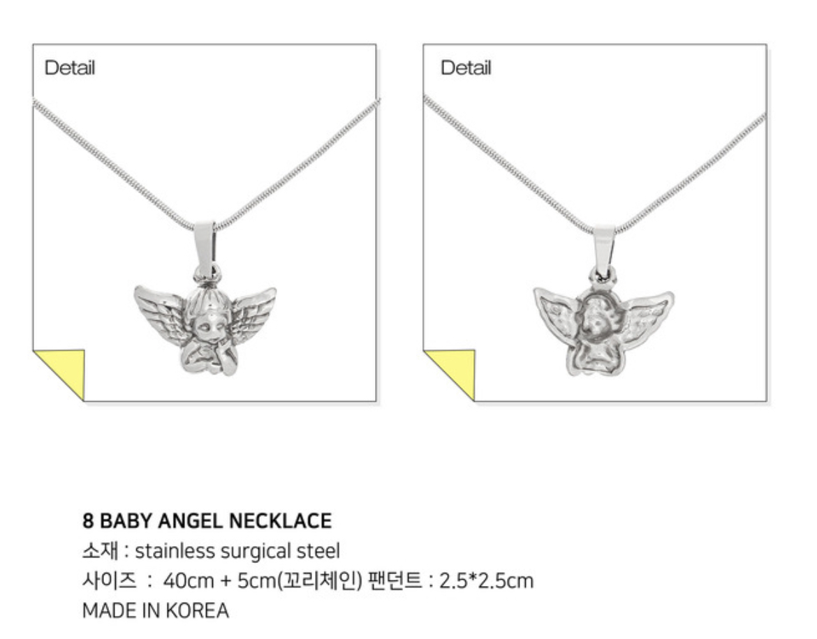 Almost Blue - BABY ANGEL NECKLACE