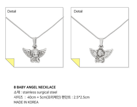 Almost Blue - BABY ANGEL NECKLACE