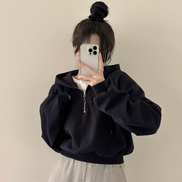 KR CROP HOOD SWAETSHIRT (5 COLORS)