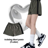 KR TWO LINED TRAINING SHORT PANTS (9 COLORS)