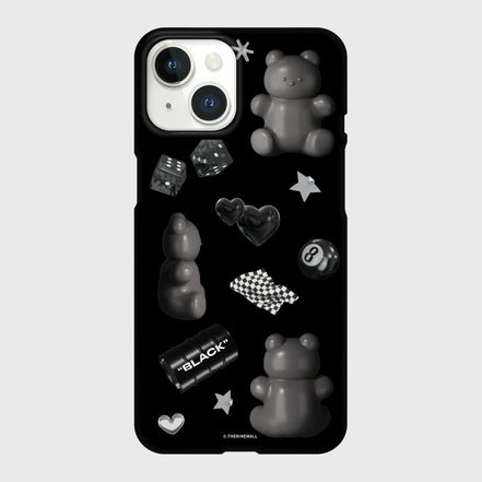 THE NINE MALL - black objet sticker 硬殼