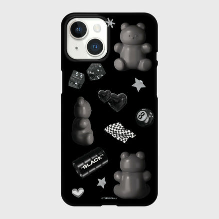 THE NINE MALL - black objet sticker 硬殼