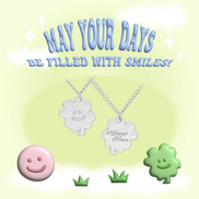 Almost Blue - CLOVER SMILE NECKLACE