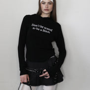 (現貨) badblood - Don’t Be Scared Slim Hoodie - Black