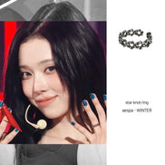 (winter同款) OFUSE - star knot ring