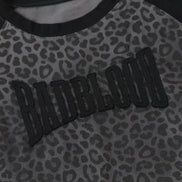 bad blood - Contrast short sleeve (Black Leopard)