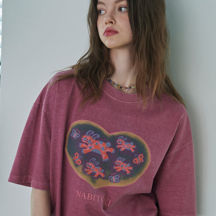 CPGN STUDIO - NABITOKI PIGMENT TSHIRT (DUSTY PINK)