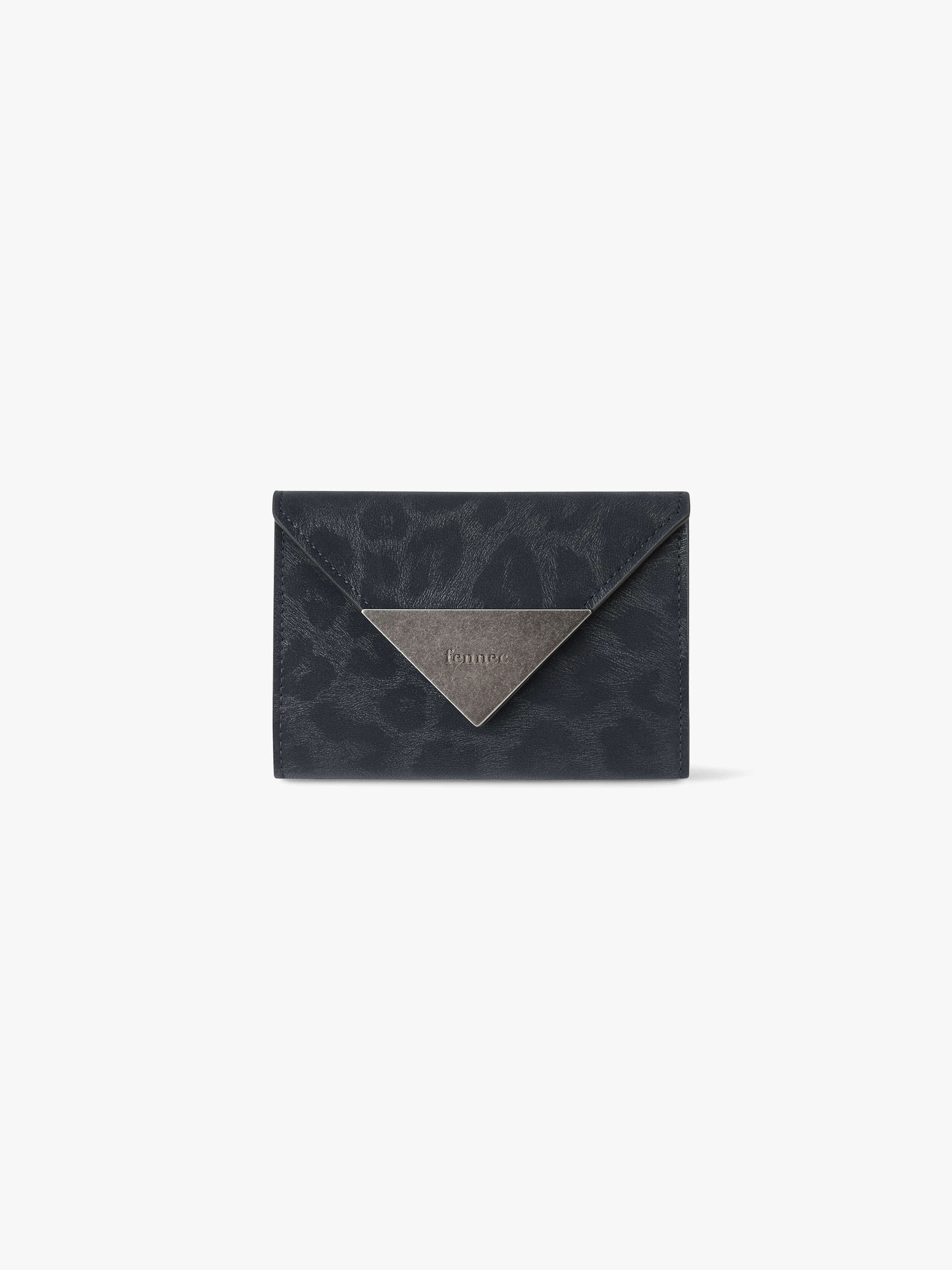 TRIANGLE NAME POCKET (LEOPARD NAVY)
