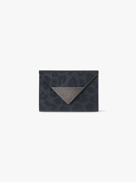 TRIANGLE NAME POCKET (LEOPARD NAVY)