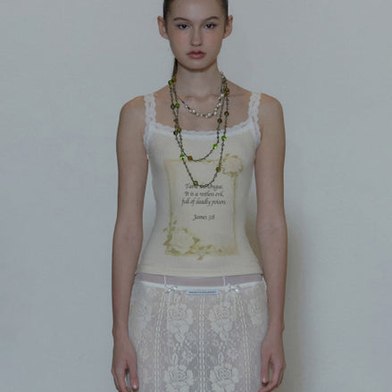 SCULPTOR - Rose Camisole Raw [BABY MONSTER CHIQUITA同款]