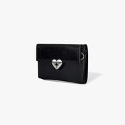 HEARTY TRIPLE WALLET (BLACK)