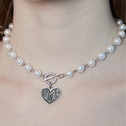 LUVISTRUE -  IN PEARLS CHOKER(SILVER)